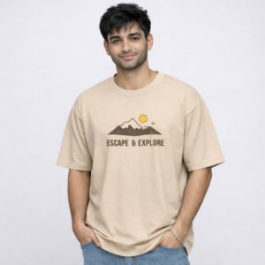 printed tshirt coffee black color