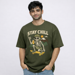 printed tshirt coffee black color